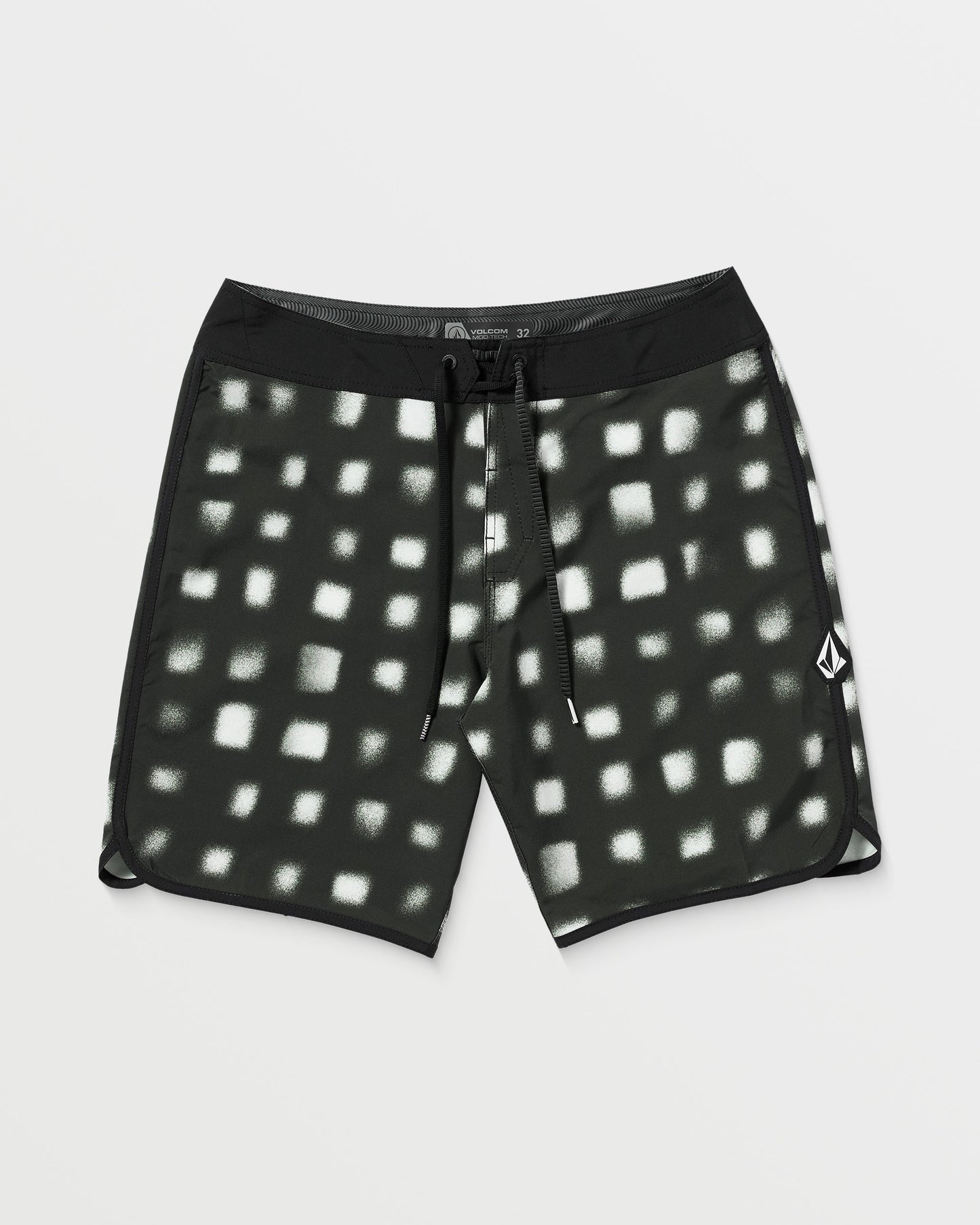 Infuse Scallop Mod 19" Boardshort - BLACK