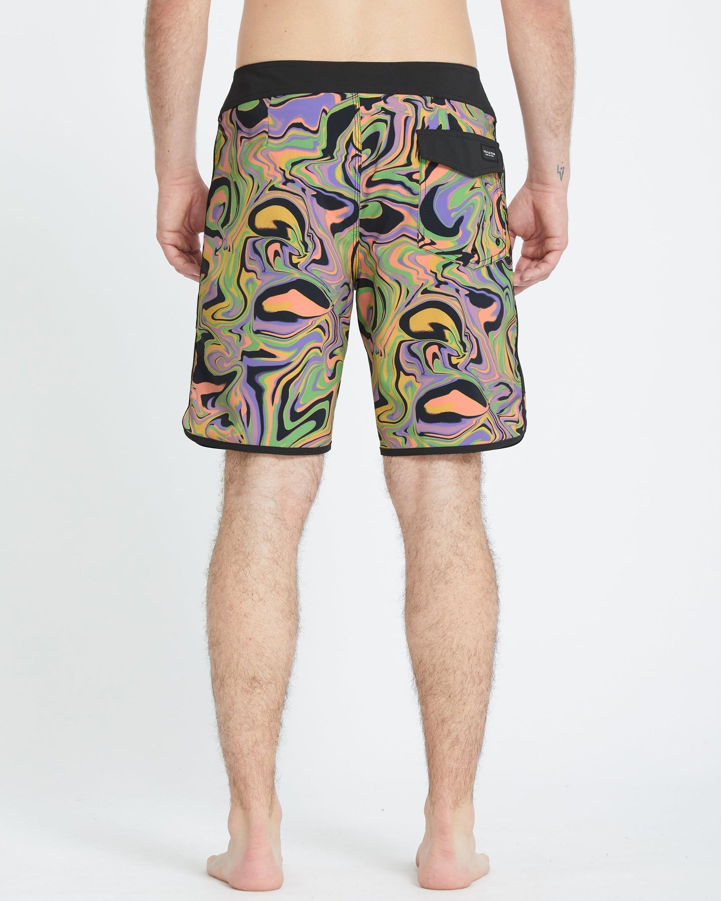 Infuse Scallop Mod 19" Boardshort - STEEL PURPLE