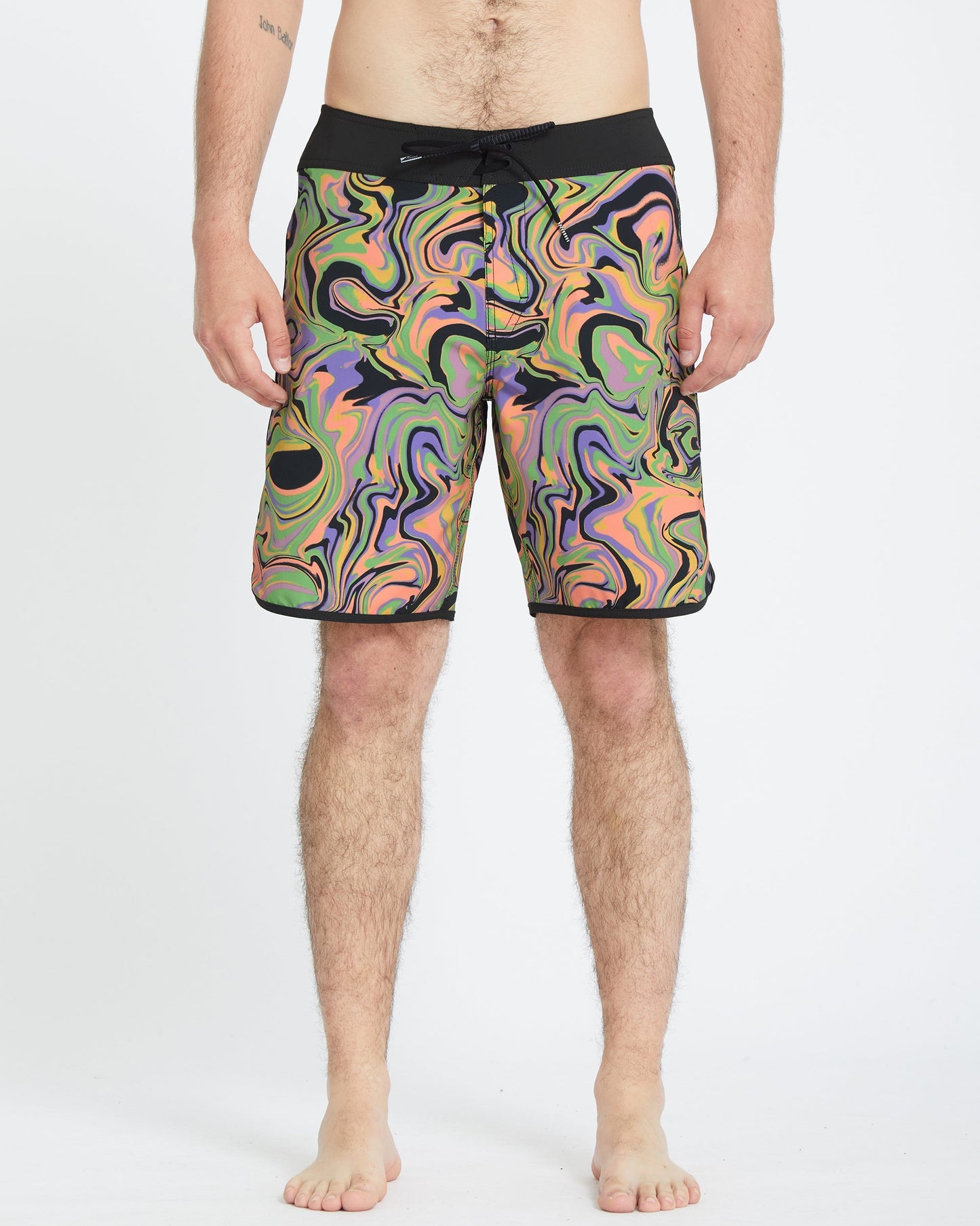 Infuse Scallop Mod 19" Boardshort - STEEL PURPLE
