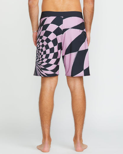 Spiral Stn Mod 20" Boardshort - STEEL PURPLE