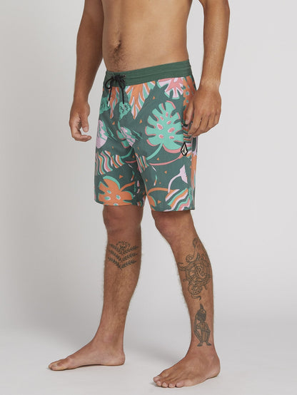Scrap Stoney 19" Boardshort  - Cedar Green
