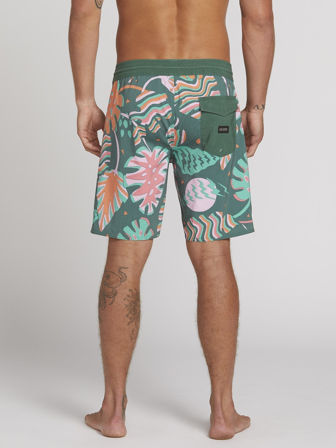Scrap Stoney 19" Boardshort  - Cedar Green