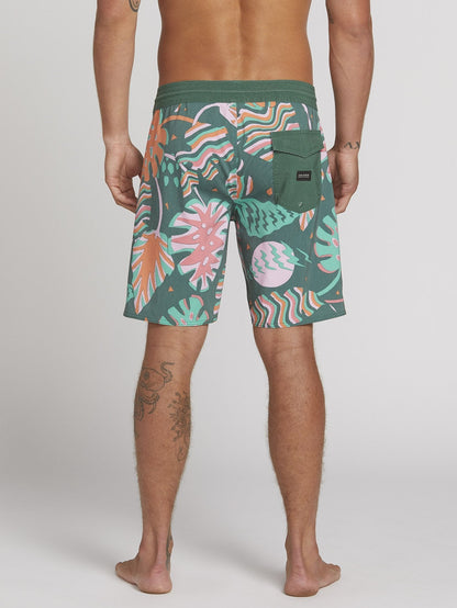 Scrap Stoney 19" Boardshort  - Cedar Green