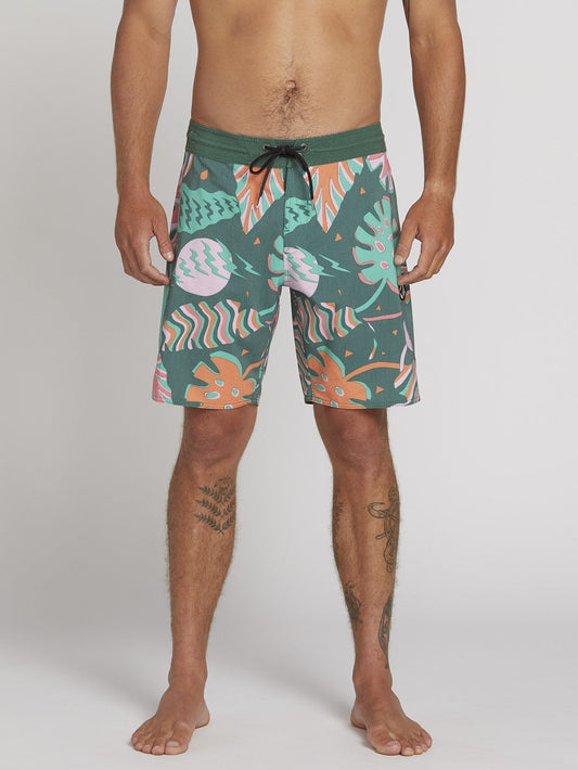 Scrap Stoney 19" Boardshort  - Cedar Green