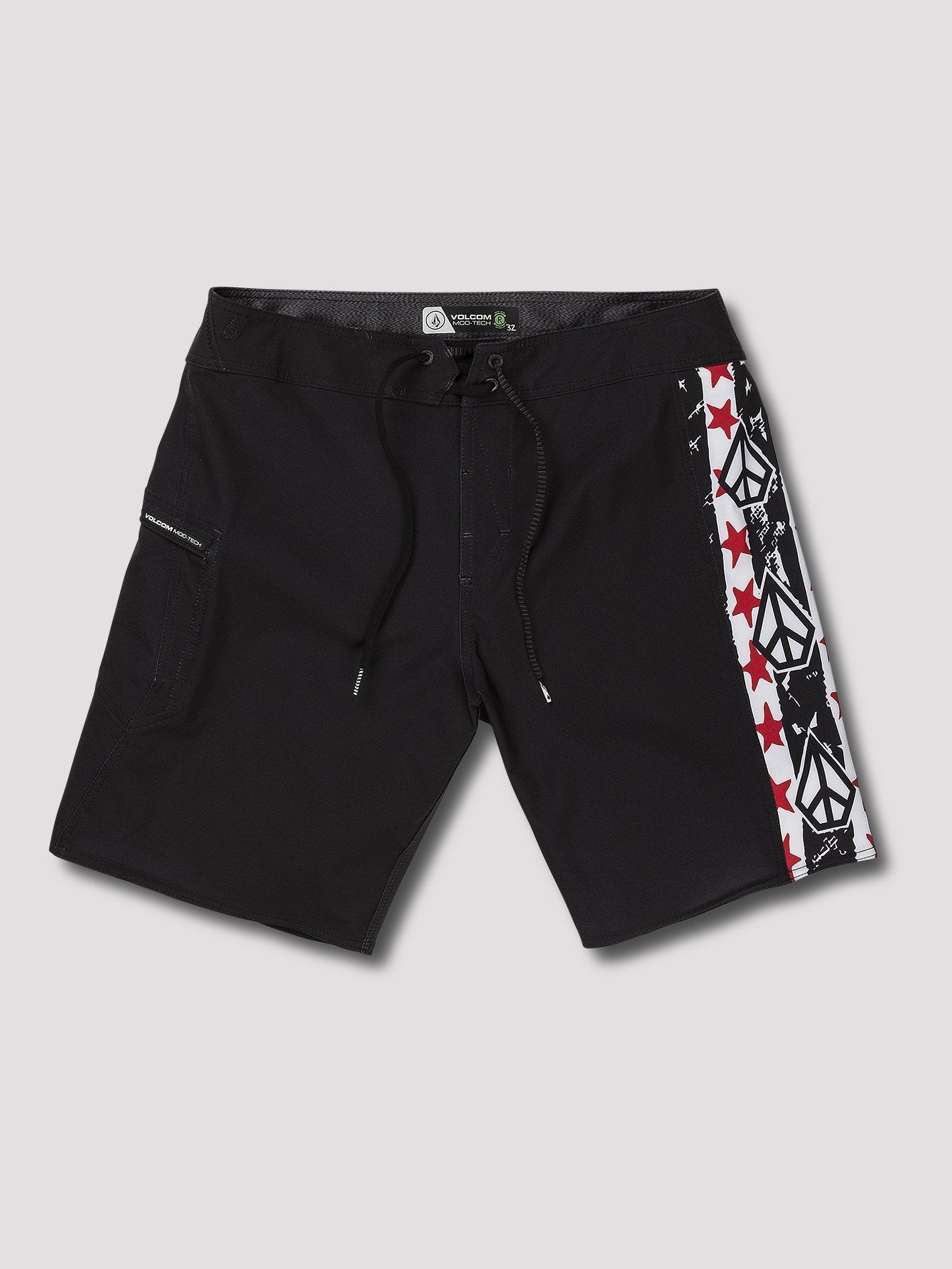 Freedom Stones 19" Boardshort  - Black