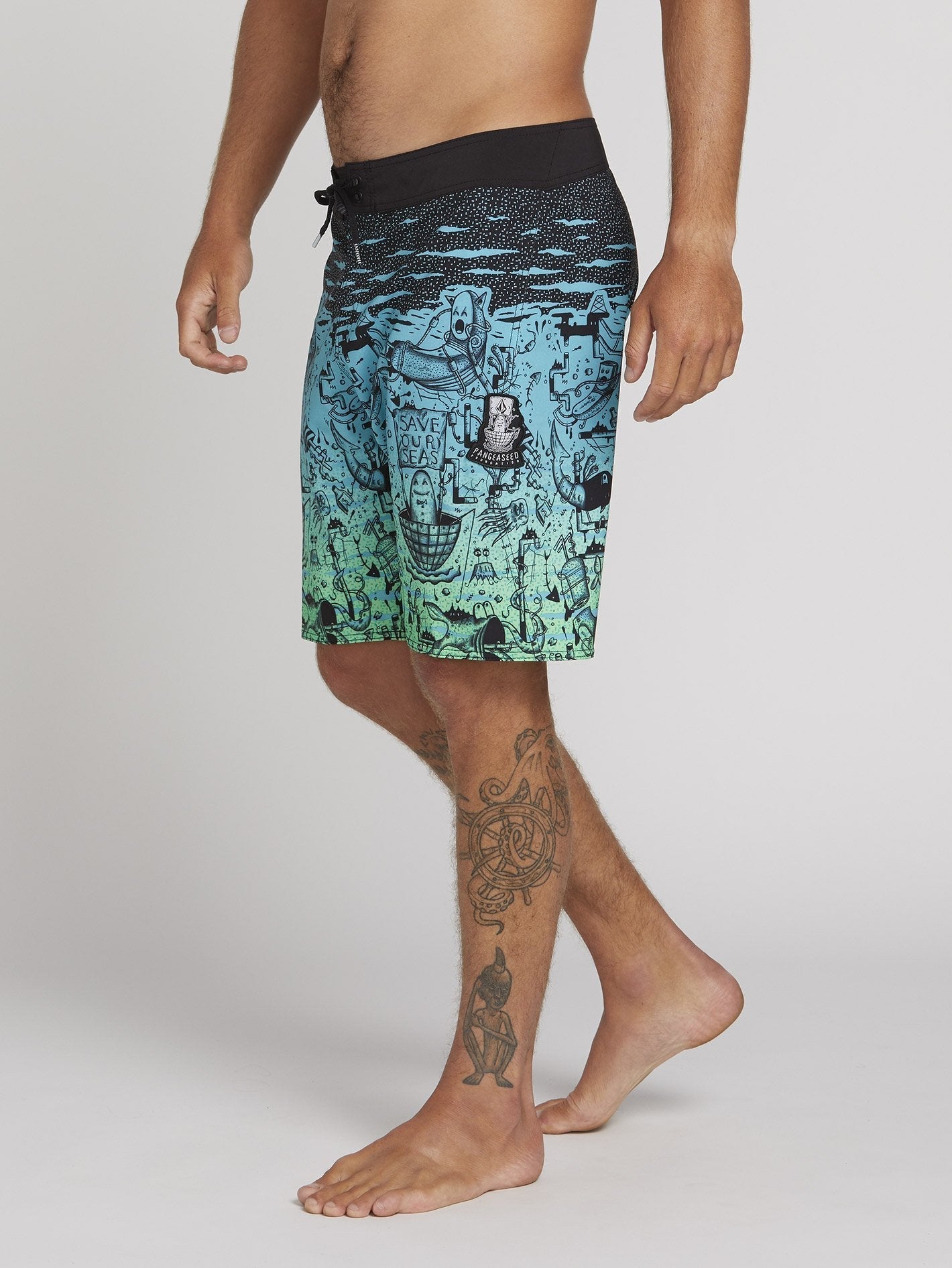 Pangeaseed Mod 20" Boardshort  - Blue Bird