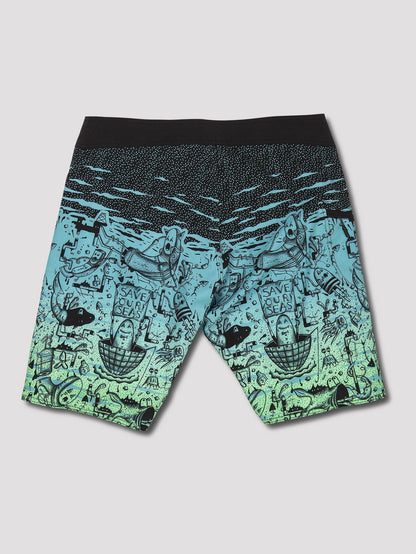 Pangeaseed Mod 20" Boardshort  - Blue Bird