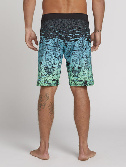 Pangeaseed Mod 20" Boardshort  - Blue Bird