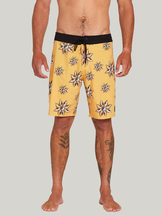 Burch Stoney 19" Boardshort  - MINERAL YELLOW