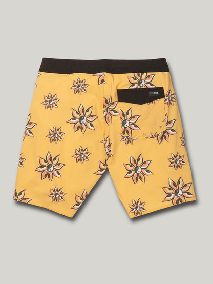 Burch Stoney 19" Boardshort  - MINERAL YELLOW