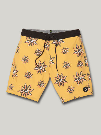 Burch Stoney 19" Boardshort  - MINERAL YELLOW