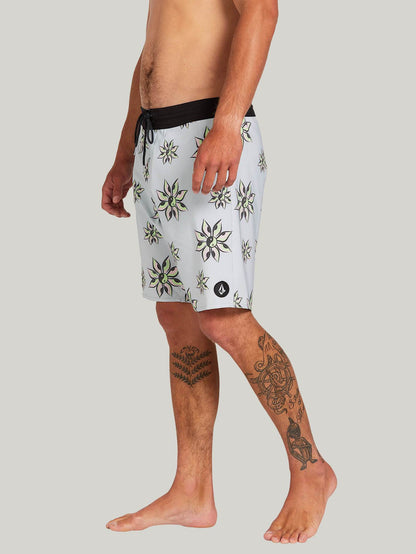 Burch Stoney 19" Boardshort  - TOWER GREY