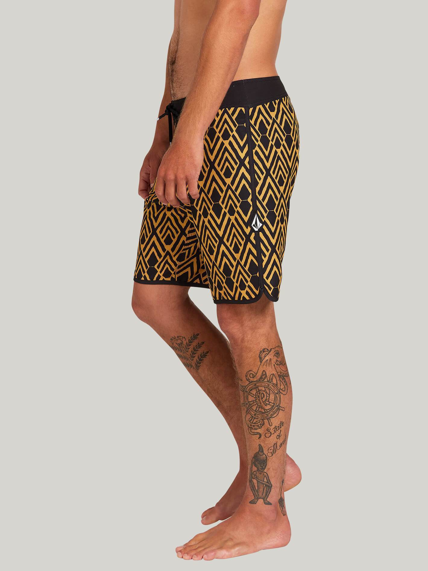 Echo Mod 19" Boardshort - MINERAL YELLOW
