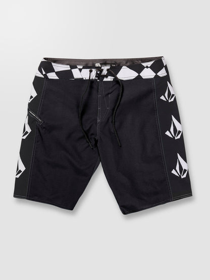 Surf Vitals Yago Dora Mod-Tech 19" Boardshort - BLACK