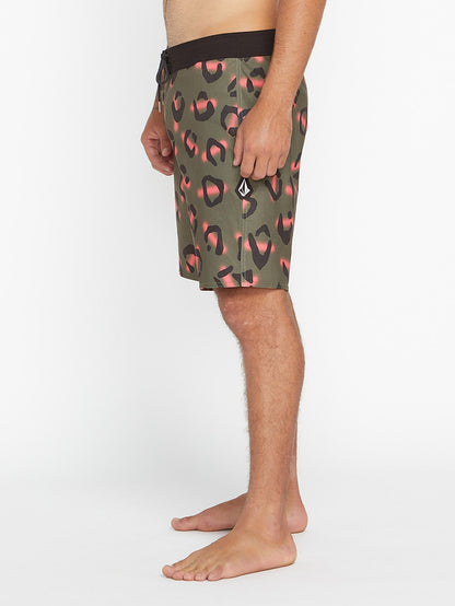 Stone Party Animals Stoney 19" Boardshort - MILITARY