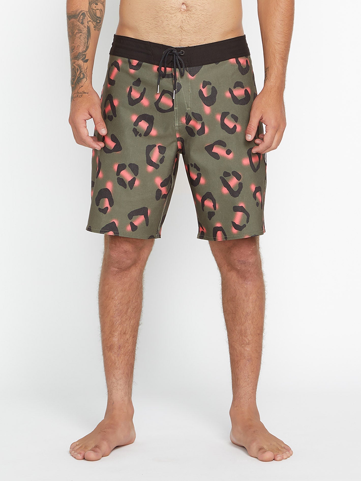 Stone Party Animals Stoney 19" Boardshort - MILITARY