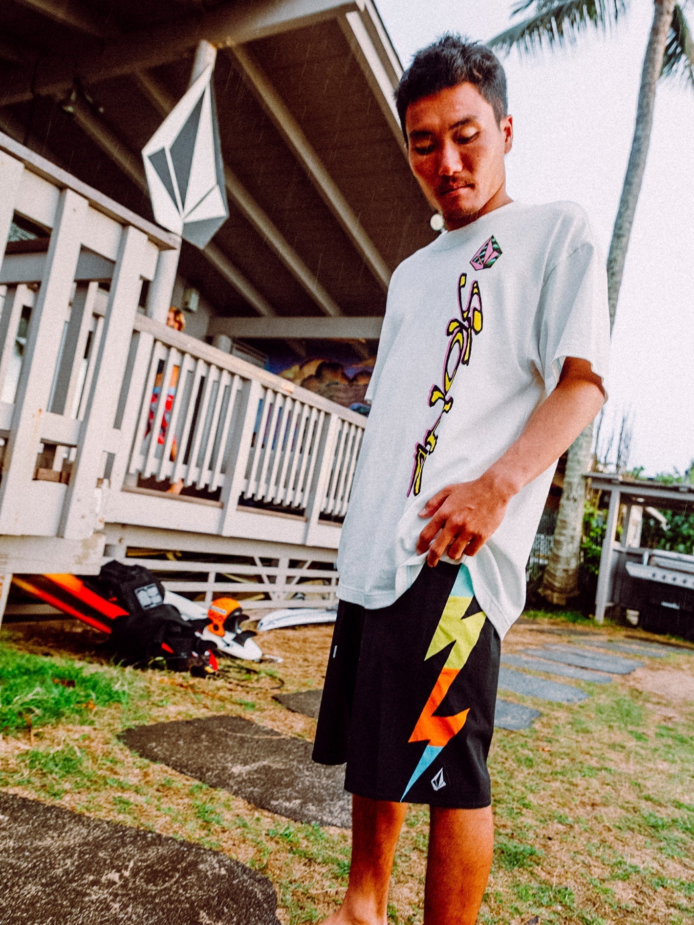 Zapped Liberators 19" Boardshort - Black