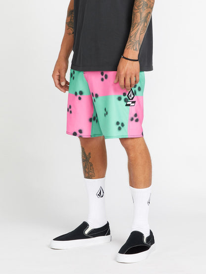 Schroff X Volcom Stoney 19" Boardshort - Dusty Aqua