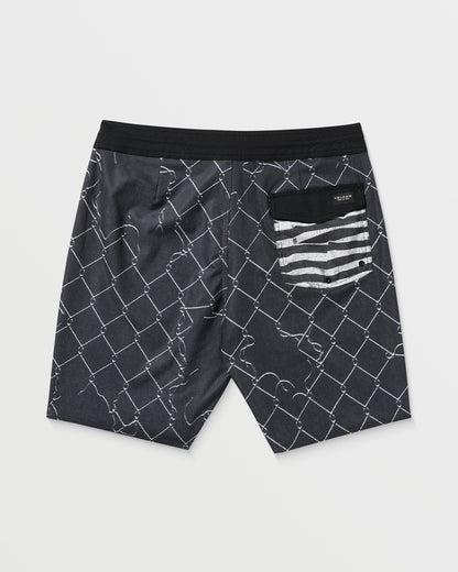Misdormeaner Stoney 19" Boardshort - Black