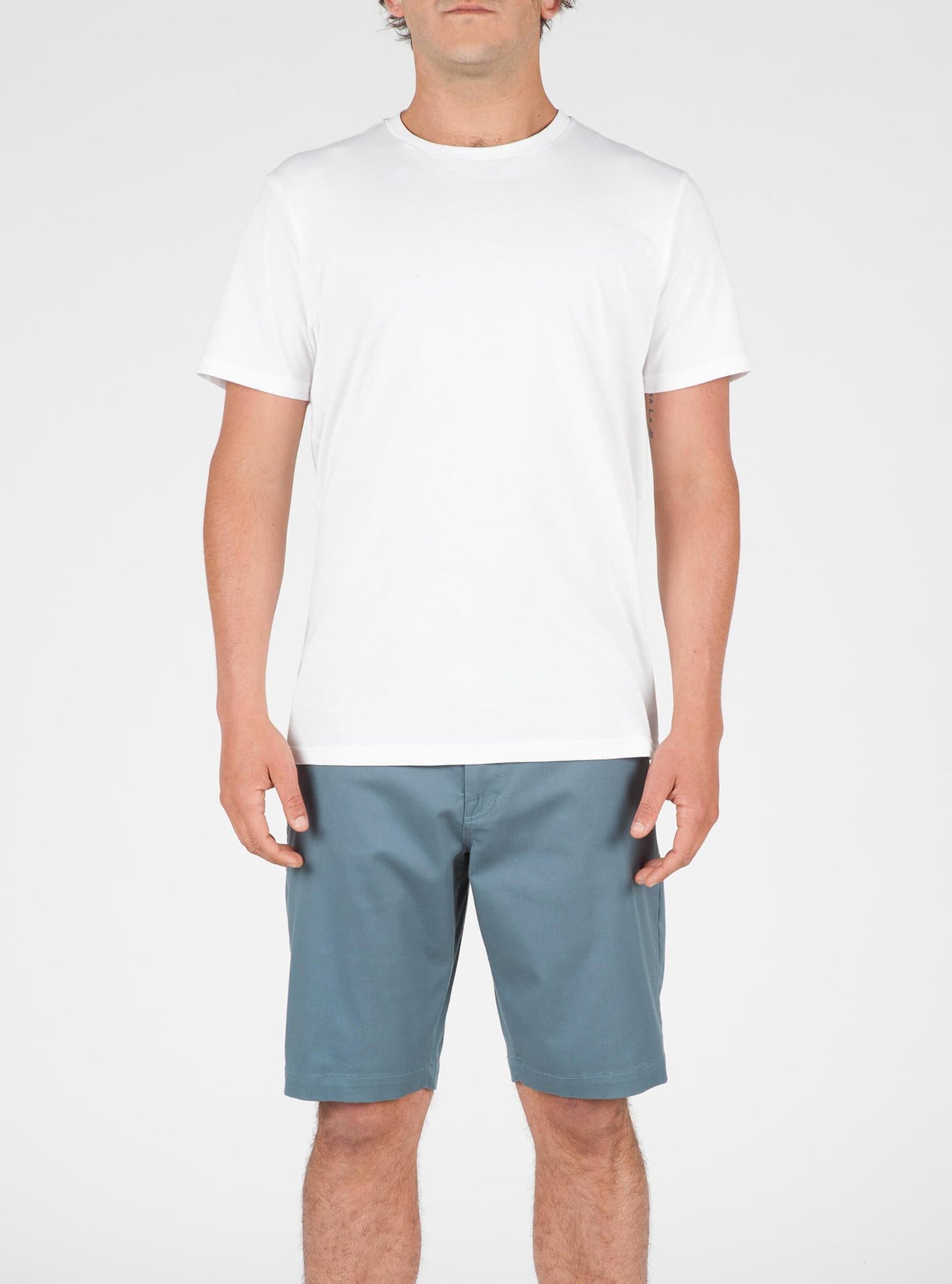Frickin Modern Stretch Shorts - Ash Blue