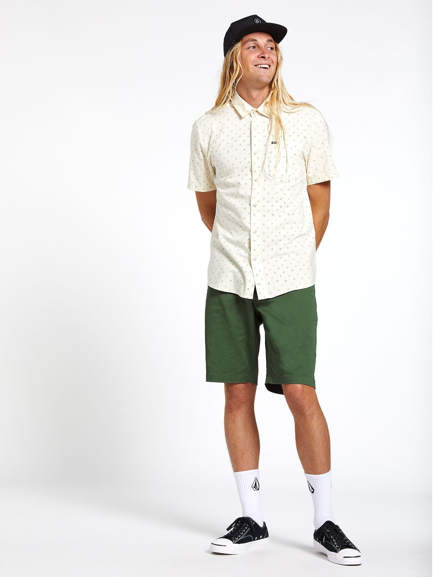Frickin Modern Stretch Short - Cilantro Green