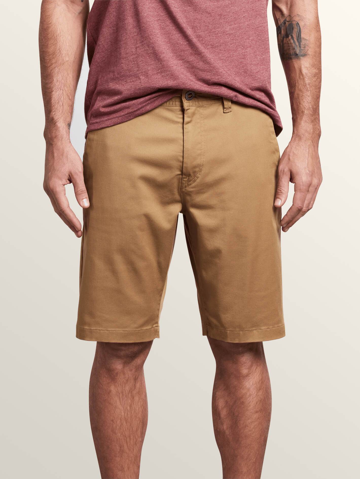 Frickin Modern Stretch Shorts - Dark Khaki