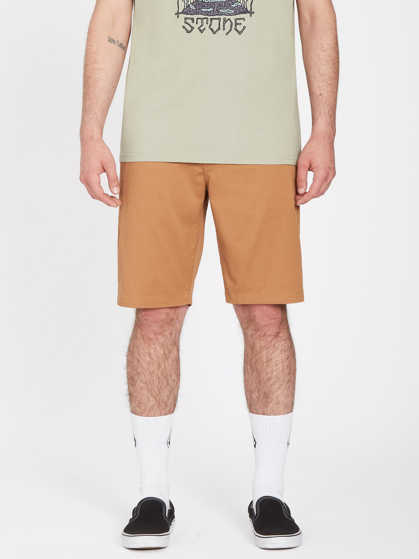 Frickin Modern Stretch 21" Short - TOBACCO