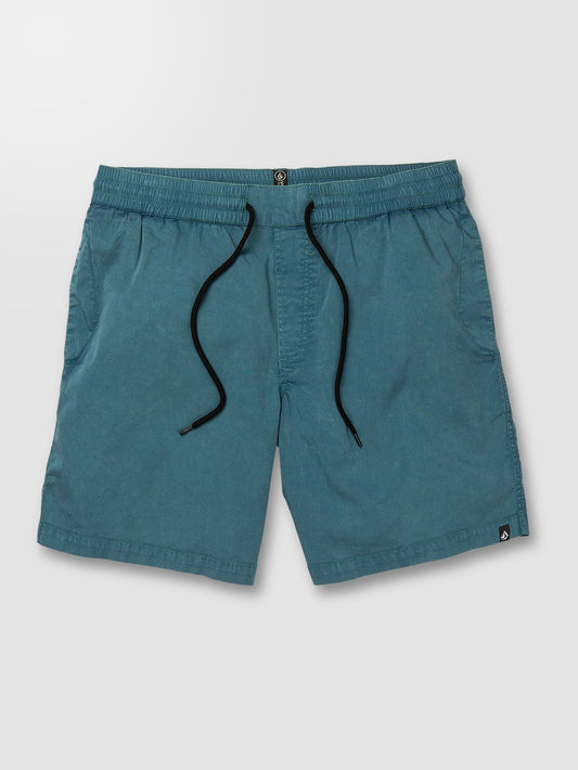 Steppen Elastic Waist Shorts 17" - Hydro Blue