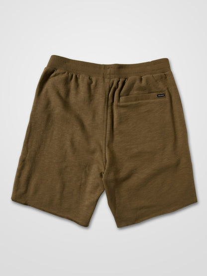 Malach Elastic Waist Shorts 20" - Old Mill