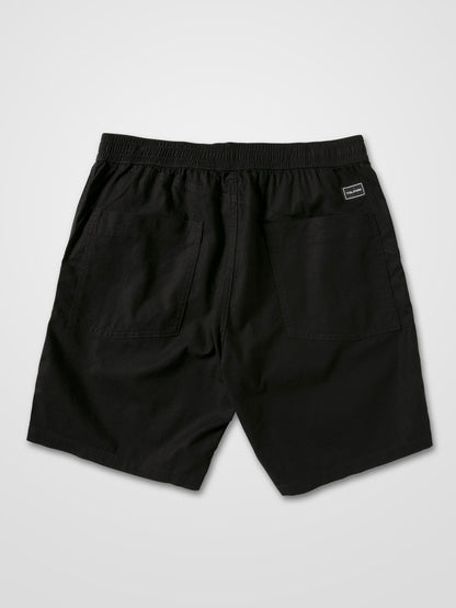Eyesym Elastic Waist Shorts 18" - Black
