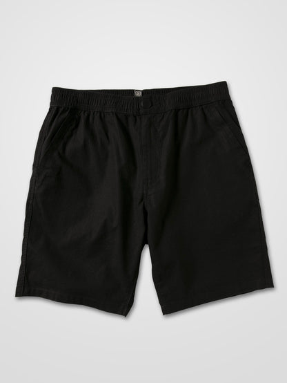 Eyesym Elastic Waist Shorts 18" - Black