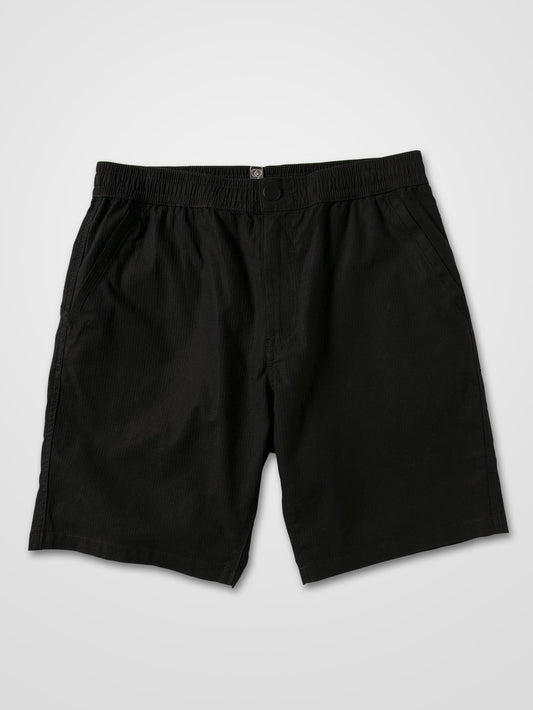 Eyesym Elastic Waist Shorts 18" - Black