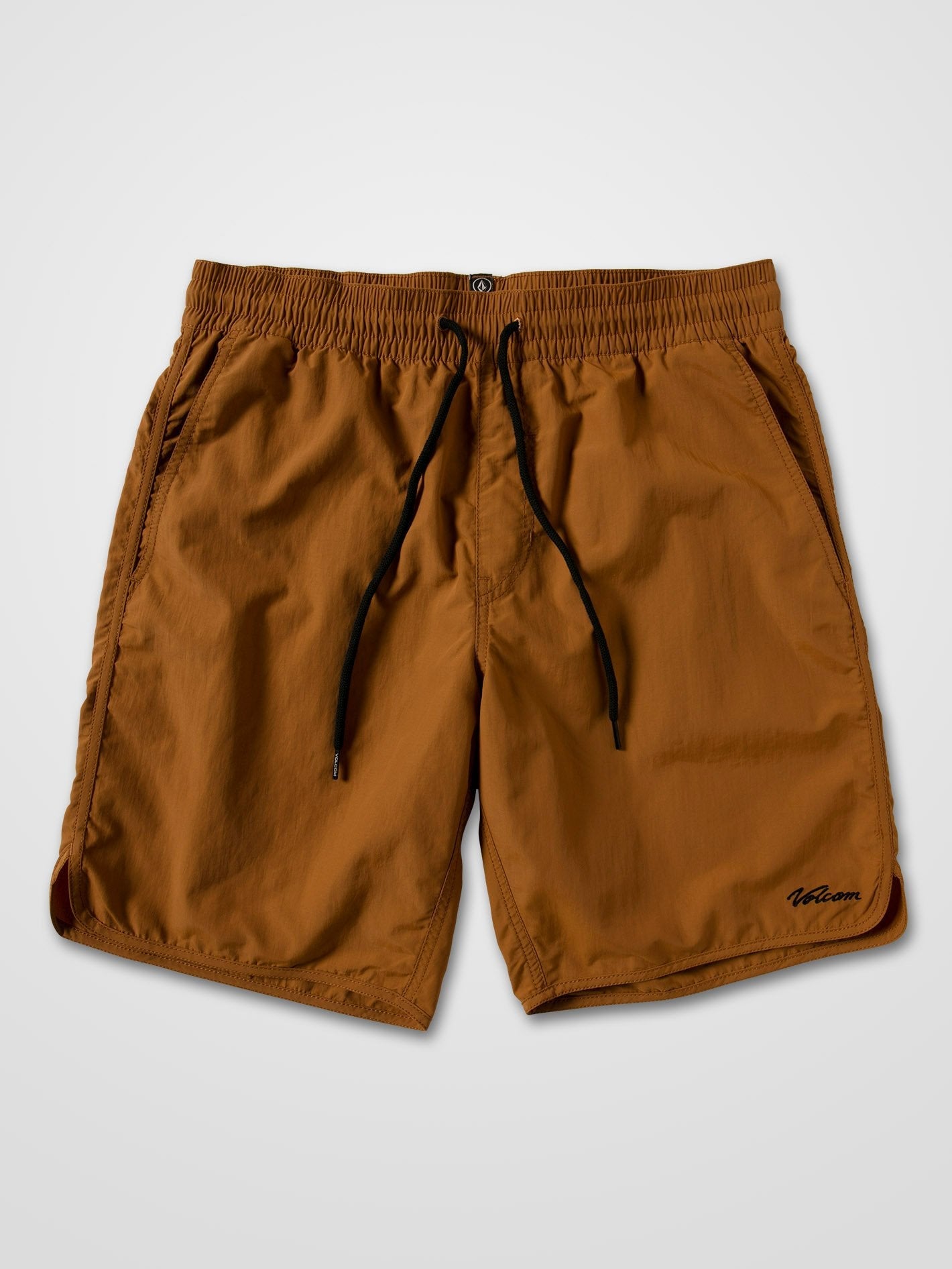 Eddison Elastic Waist Shorts 18" - Golden Brown