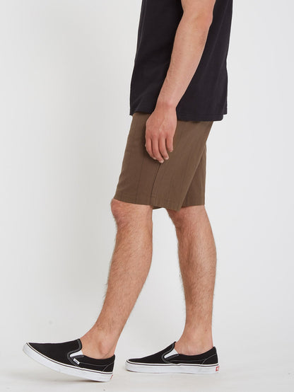 Frickin Mix Elasticated waist Short 19" - DARK EARTH