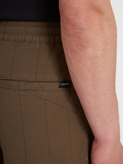 Frickin Mix Elasticated waist Short 19" - DARK EARTH