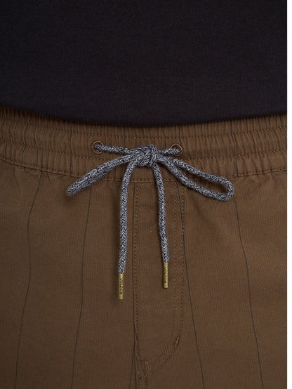 Frickin Mix Elasticated waist Short 19" - DARK EARTH