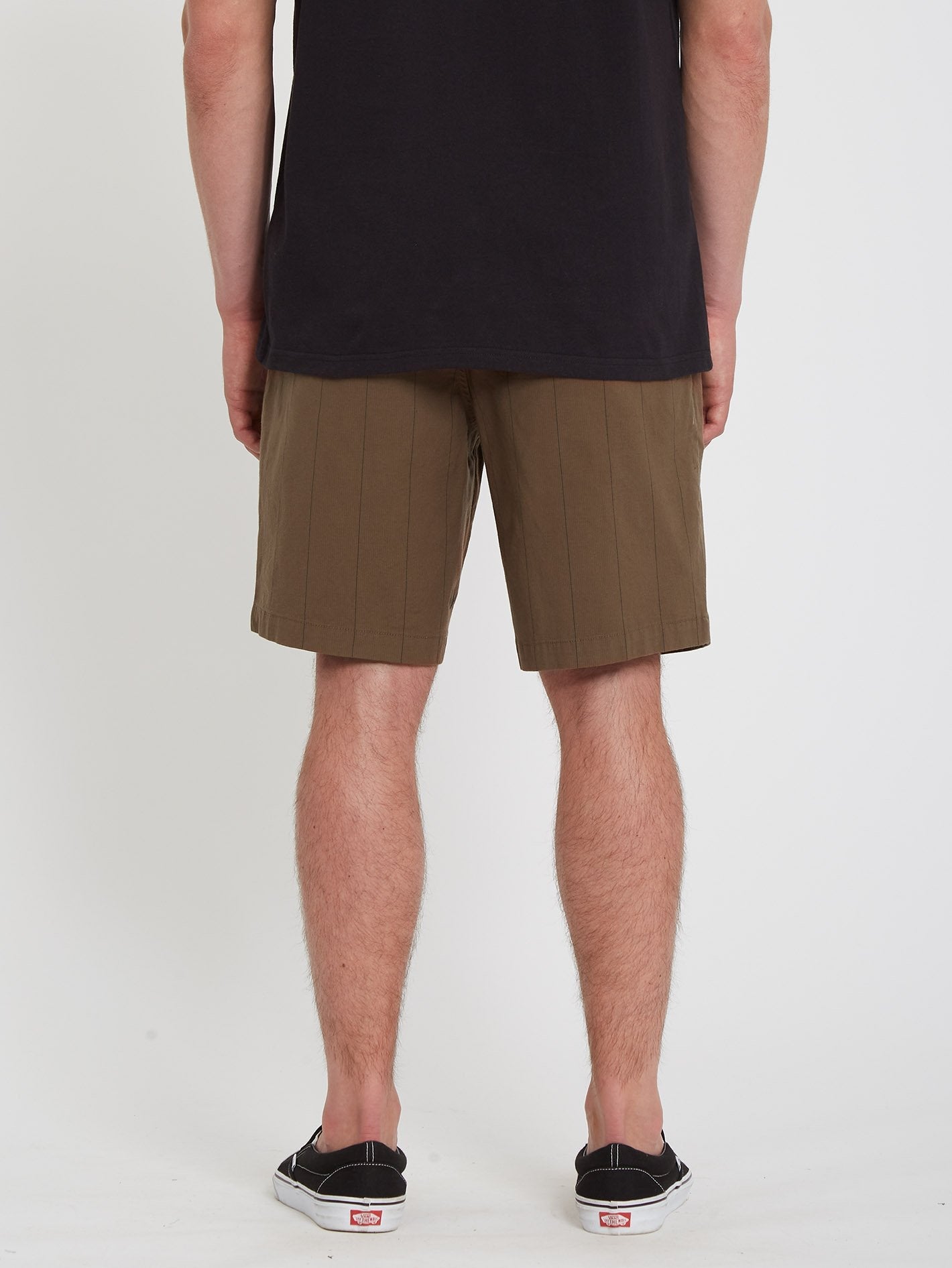 Frickin Mix Elasticated waist Short 19" - DARK EARTH