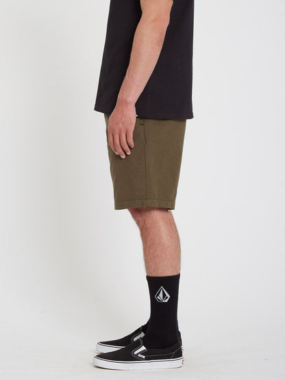 Frickin Mix Elasticated waist Short 19" - MILITARY