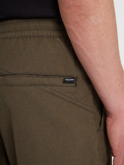 Frickin Mix Elasticated waist Short 19" - MILITARY