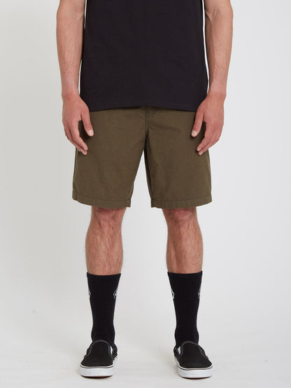 Frickin Mix Elasticated waist Short 19" - MILITARY