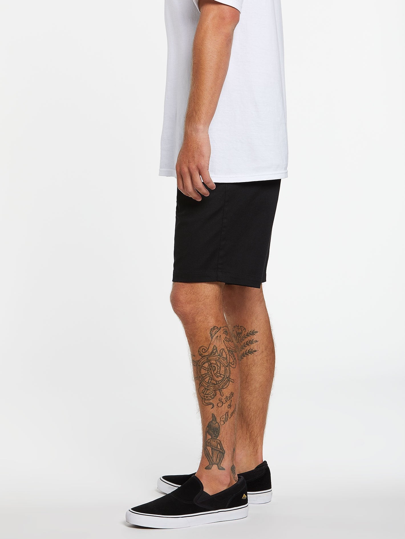 Frickin Elasticated waist Short 19" - BLACK