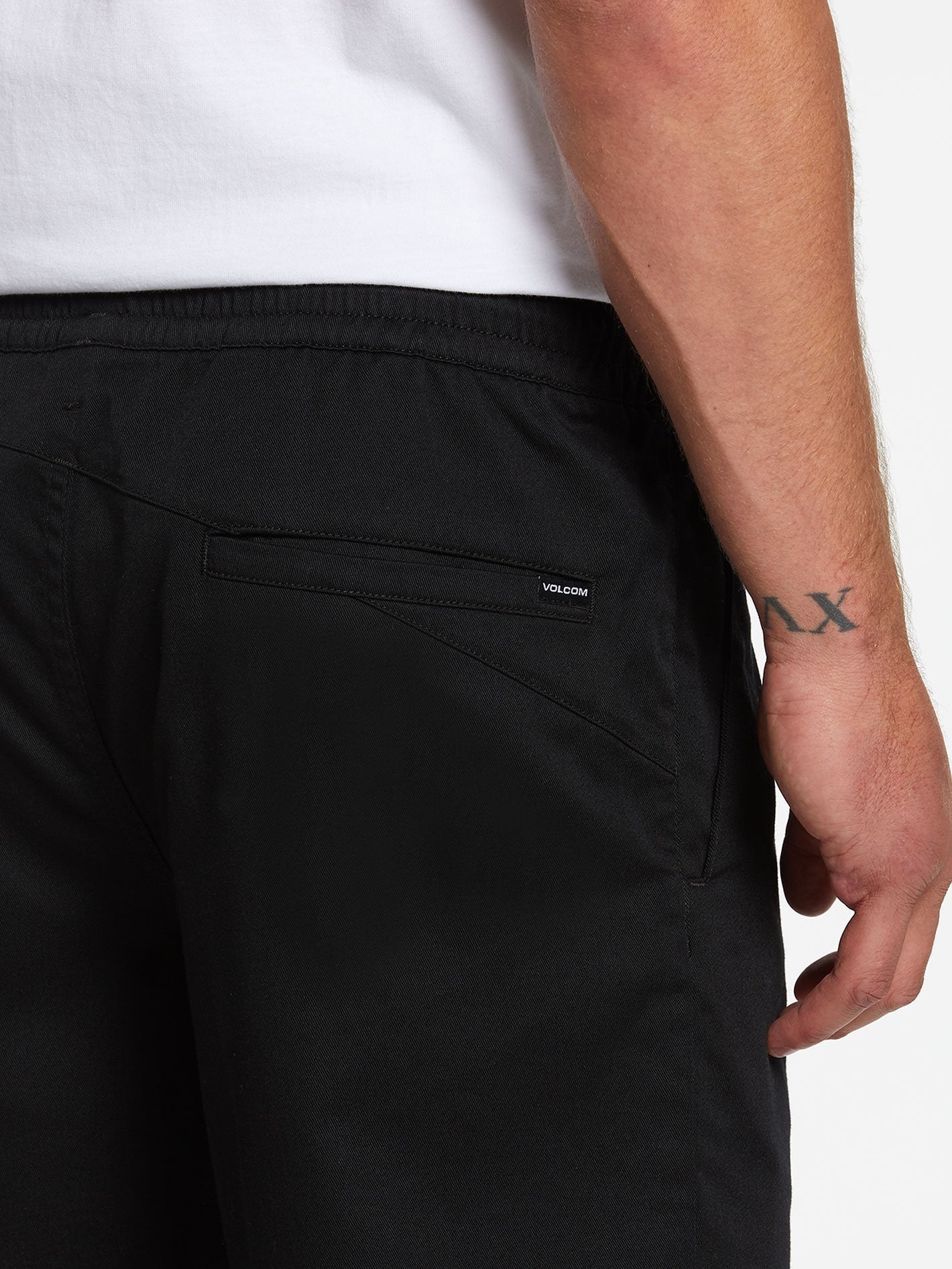 Frickin Elasticated waist Short 19" - BLACK
