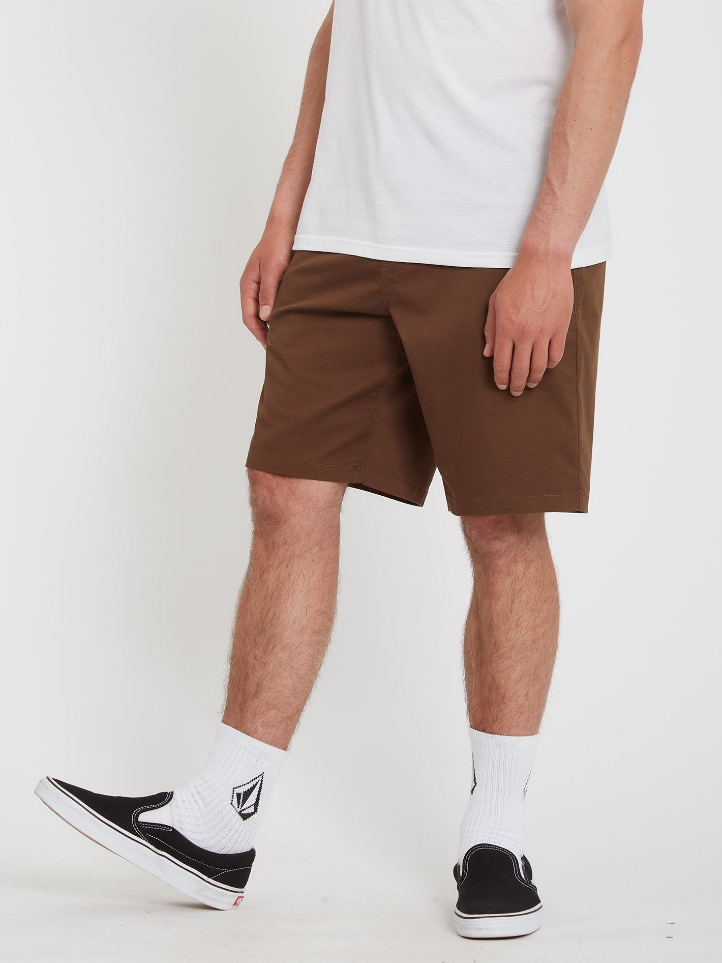 Frickin Elasticated waist Short 19" - DARK EARTH
