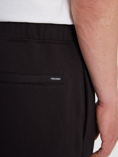 Iconic Stone Fleece Short - BLACK