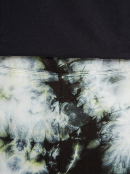 Iconic Stone Plus Fleece Short - LIME TIE DYE