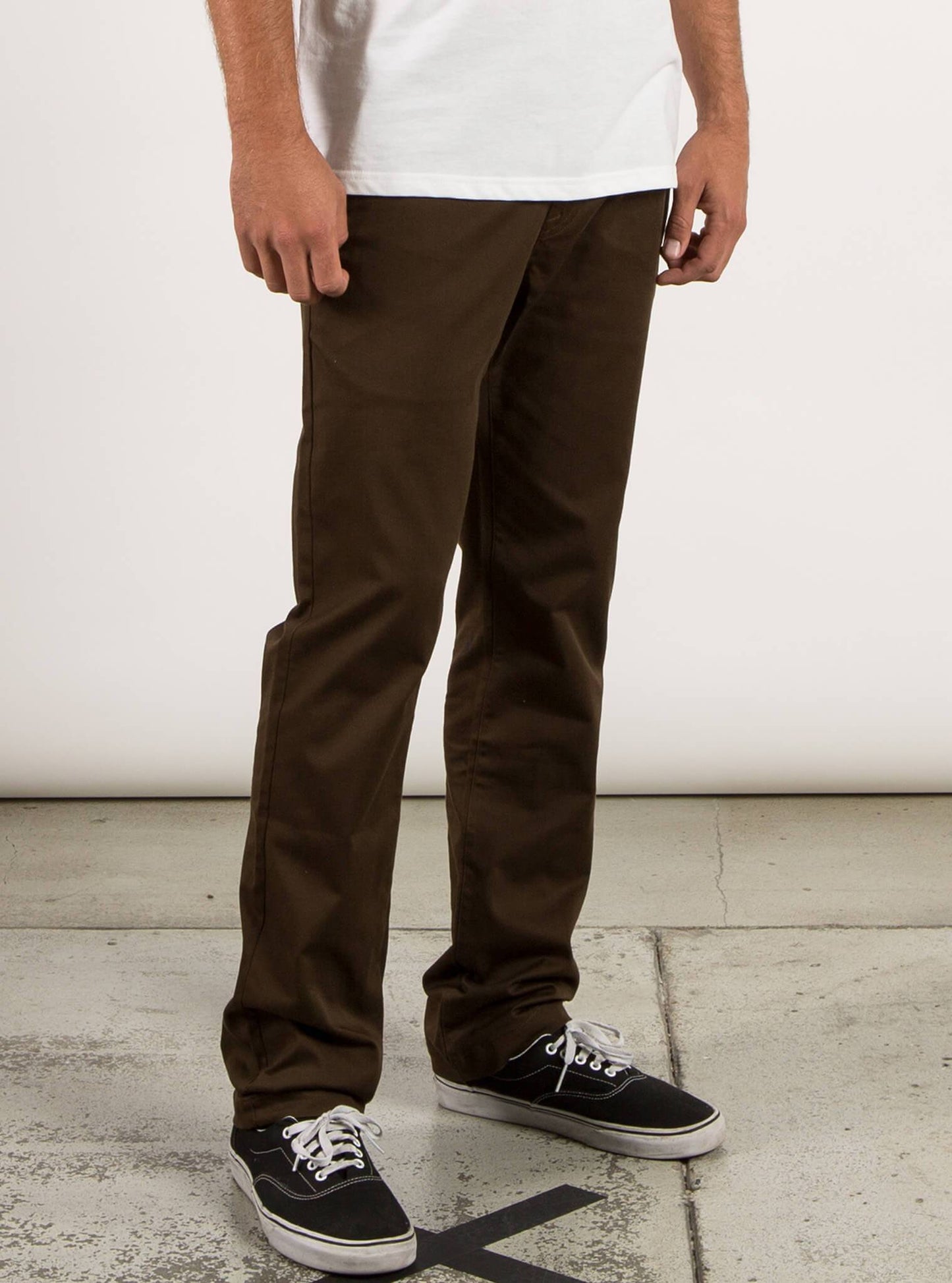 Frickin Modern Stretch Trousers - Dark Chocolate