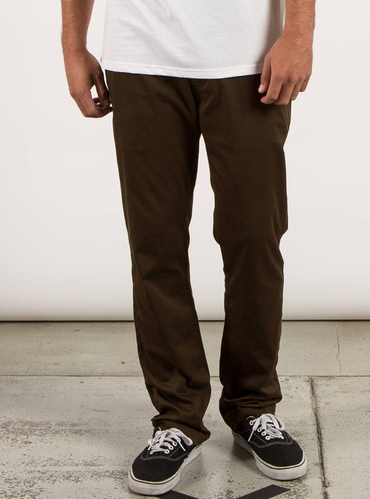 Frickin Modern Stretch Trousers - Dark Chocolate