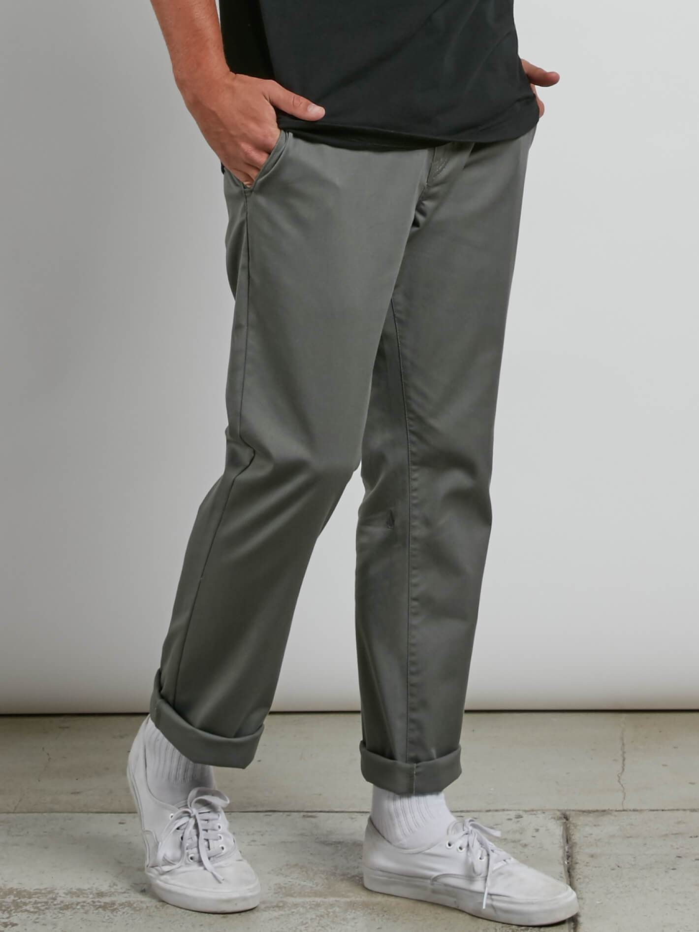 Frickin Modern Stretch Trousers - Dusty Green