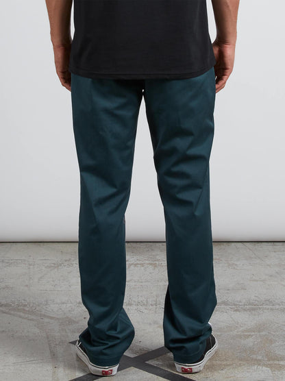 Frickin Modern Stretch Trousers - Navy Green