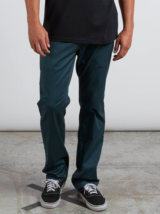 Frickin Modern Stretch Trousers - Navy Green